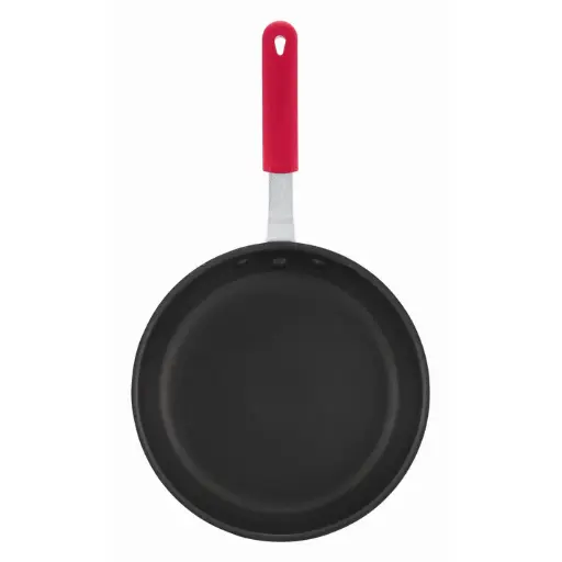 [AFP-8NS-H] Aluminum Fry Pan, Majestic, Quantum2 Non-Stick - 8" Dia with Silicone Sleeve