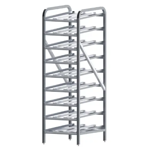 [ALCR-9] 9-Tier First-In First-Out Can Storage Rack