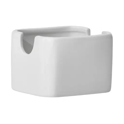 [ASD-3] Sugar Packet Holder, White Porcelain