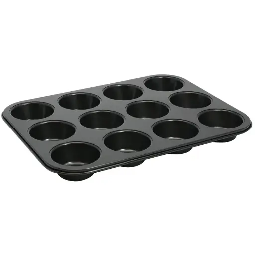 [AMF-12NS] - 12-Cup Non-Stick Muffin Pan - 3 oz