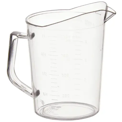 [PMU-100] Polycarbonate Measuring Cup - 1 Quart