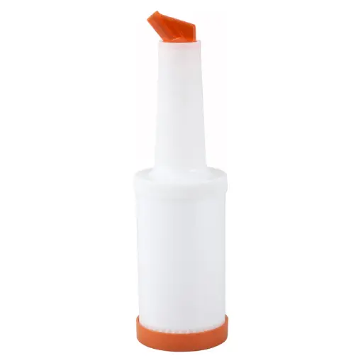 [PPB-1O] Liquor/Juice Pour Bottle - 1 Quart, Orange