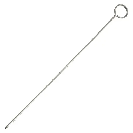 [SKO-12] Oval Stainless Steel Skewers - 12"