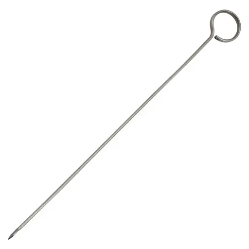 [SKO-10] Oval Stainless Steel Skewers - 10"