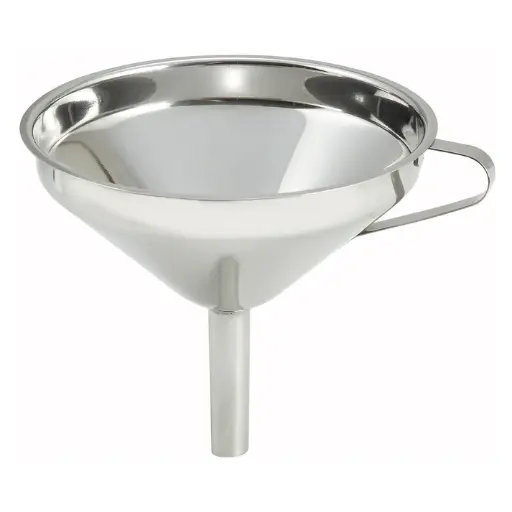[SF-5] Stainless Steel Wide Mouth Funnel - 5"