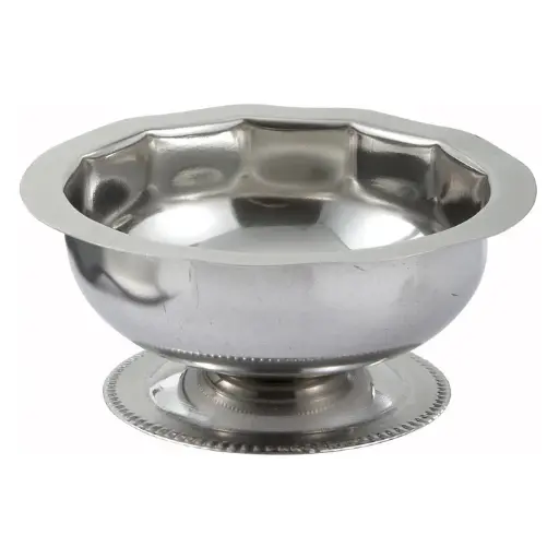 [SD-3] Sherbet Dish, 3-1/2oz, Stainless Steel