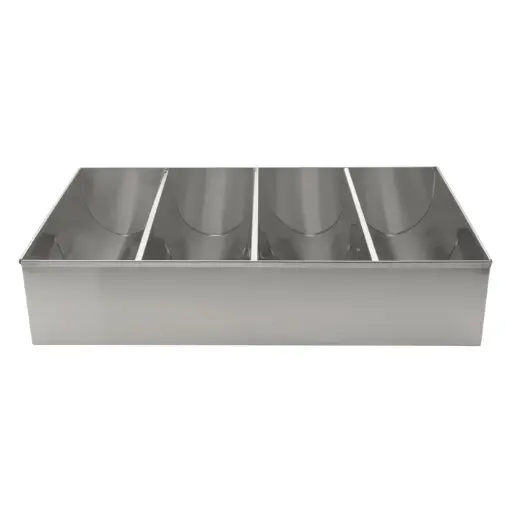 [SCB-4] Stainless Steel Cutlery Bin