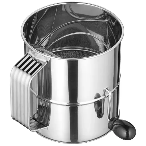 [RFS-8] 8 Cup Rotary Sifter, Stainless Steel