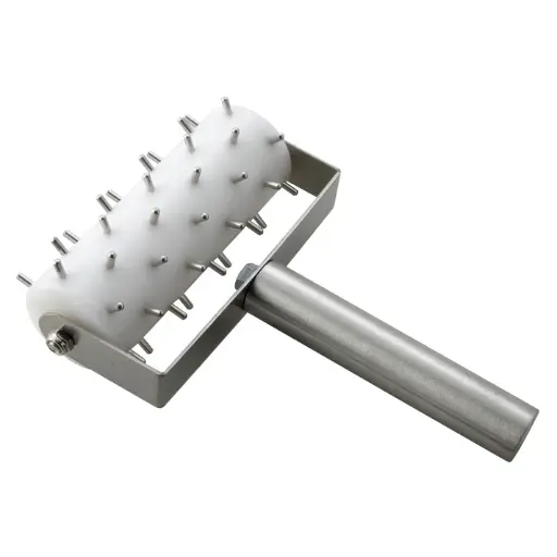 [RD-5] Dough Roller Docker, 5" Head, Stainless Steel Handle