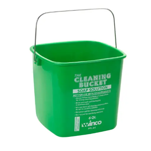 [PPL-6G] Cleaning Bucket - Green Soap, 6 Quart