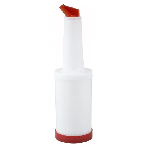 [PPB-2R] Liquor/Juice Pour Bottle - 2 Quart, Red