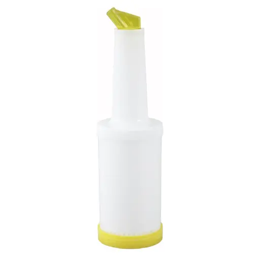 [PPB-1Y] Liquor/Juice Pour Bottle - 1 Quart, Yellow