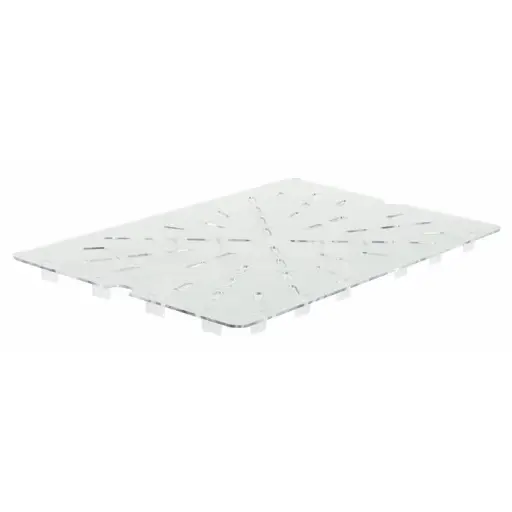 [PFSF-DS]  Drain Shelf for PFSF & PFFW series, 13" x 21-1/8", Clear, PC, NSF