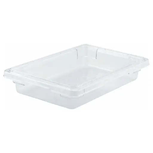 [PFSF-3] Food Storage Box, Clear Polycarbonate - Full, 3-1/2"