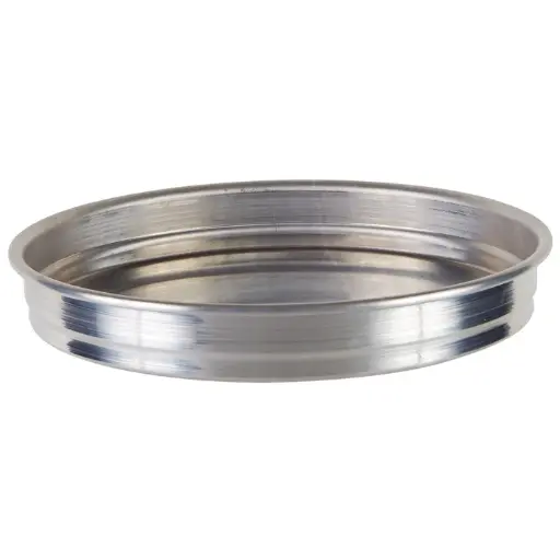 [APZK-0815] Stackable Aluminum Pizza Pan - 8"