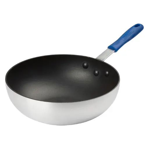 [ASFP-11NS] 11" Non-Stick Aluminum Stir Fry Pan with Silicone Sleeve