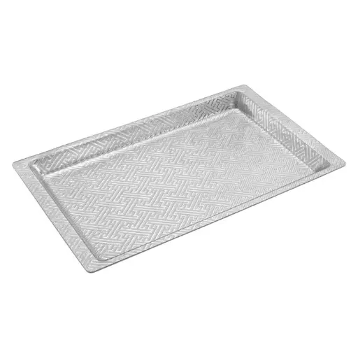 [AST-3S] Silver-Tone Acrylic Display Tray