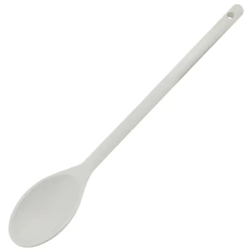 [NS-15W] High Heat Nylon Spoon - 15", Off White