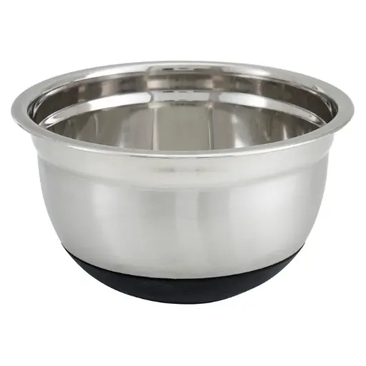 [MXRU-150]  Mixing Bowl, Silicone Base, Stainless Steel - 1-1/2 Quart