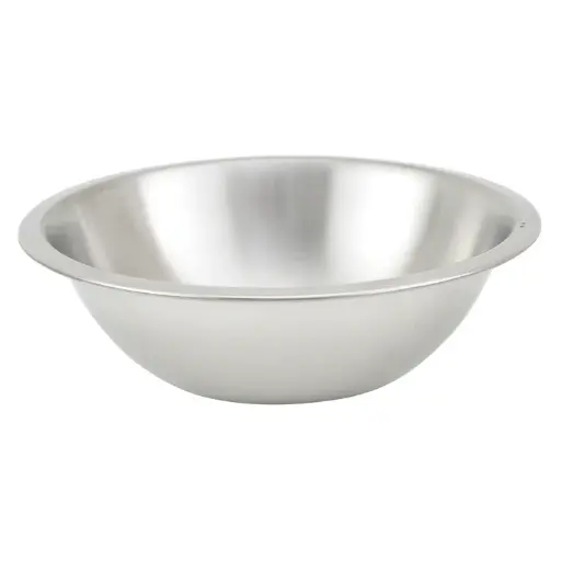 [MXHV-75] Mixing Bowl, Shallow, Heavy-Duty Stainless Steel, 0.65mm - 3/4 Quart