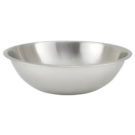 [MXHV-1300] Mixing Bowl, Shallow, Heavy-Duty Stainless Steel, 0.65mm - 13 Quart