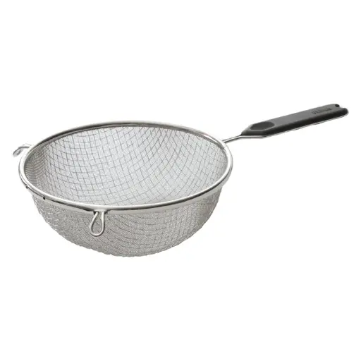 [MSTP-8DM]  8" Double Medium Mesh Strainer with Plastic Handle
