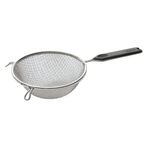 [MSTP-6DM] 6-1/4" Double Medium Mesh Strainer with Plastic Handle