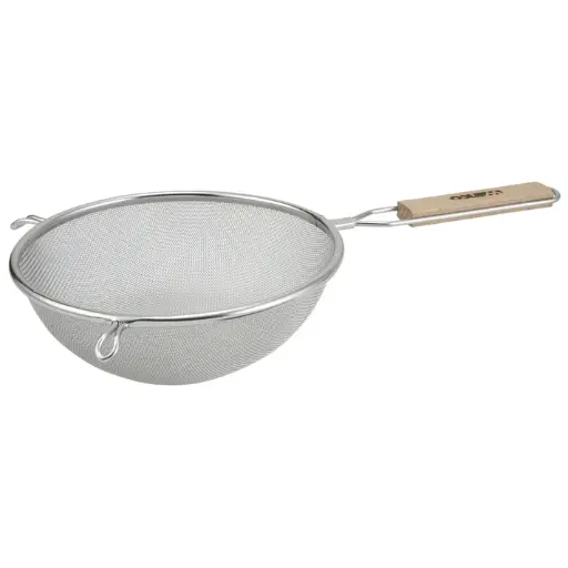 [MS3A-8S] Fine Mesh Strainer, Stainless Steel - Single, 8"