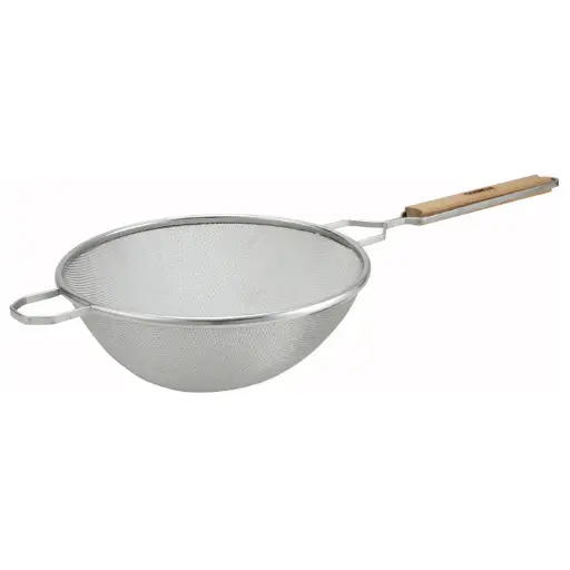 [MS2K-10S] Fine Mesh Strainer, Stainless Steel - Single, 10-1/2"