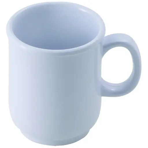 [MMU-8W] Melamine 8 oz Boulbous Mugs - White