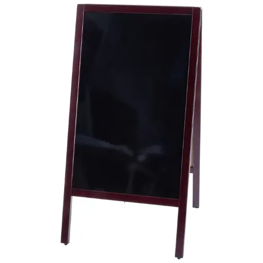 [MBAF-3] Dual-Sided Sidewalk A-Frame Marker Board - Mahogany, 20-3/8 x 39