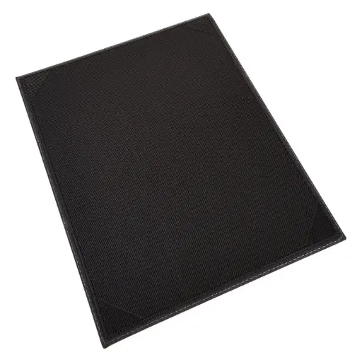 [LMS-814BK] Single-View Menu Cover - Black, 8-1/2" x 14"