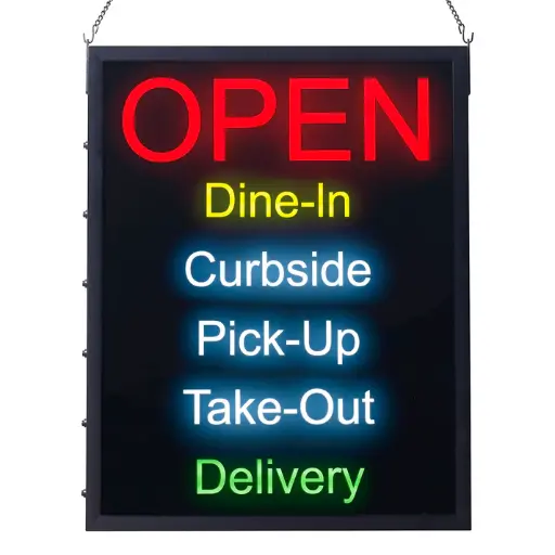[LED-20] All-in-One "OPEN" LED Sign