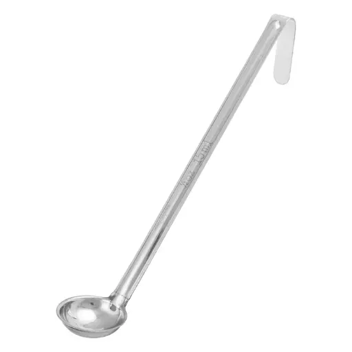 [LDIN-0.5] Winco Prime One-Piece Ladle, Stainless Steel - 1/2 oz