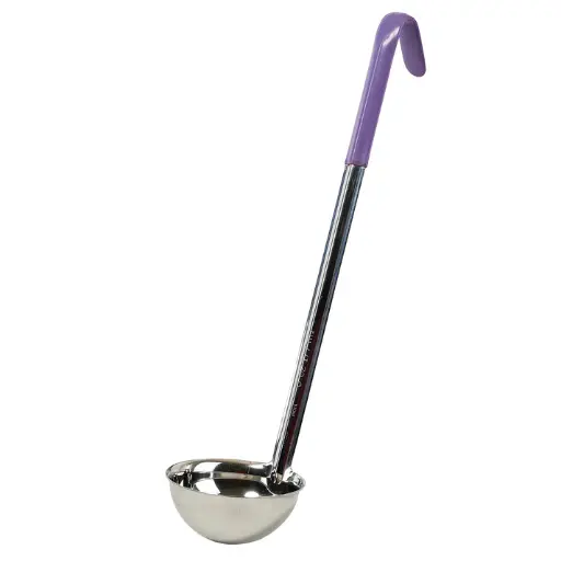 [LDC-6P] Allergen-Free One-Piece Stainless Steel 6 oz Ladle