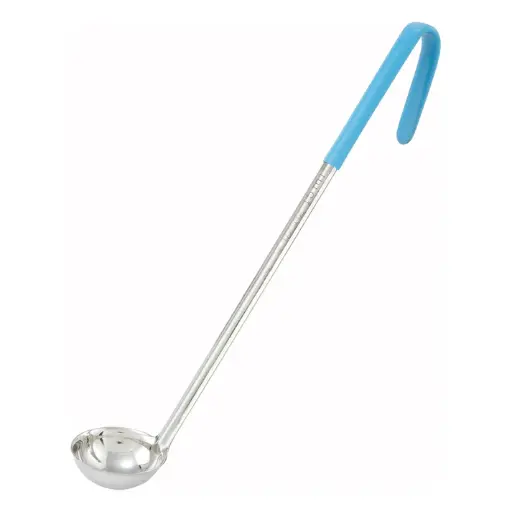 [LDC-05] One-Piece Stainless Steel Ladle, Color-Coded Handles - 1/2 oz