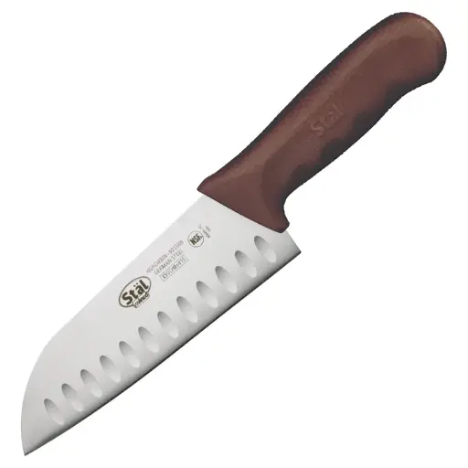 [KWP-70N] Stäl 7" Santoku Knife - Brown