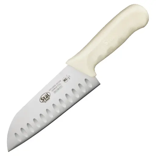 [KWP-70] 7" Santoku Knife, White PP Hdl