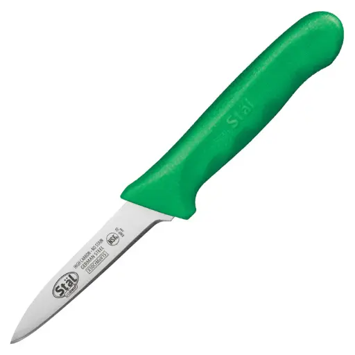 [KWP-30G] Stäl 3-1/4" Paring Knife, 2 per Pack - Green