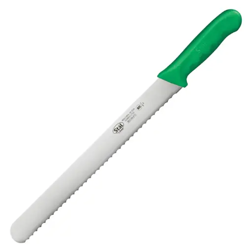 [KWP-121G] Stäl 12" Wavy Edge Slicer - Green