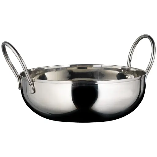 [KDB-6] Kady Bowl with Welded Handles, Stainless Steel, 1.5" H - 6"