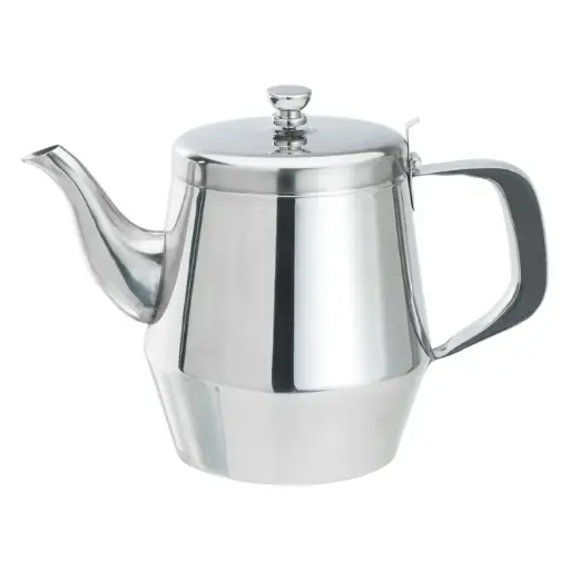 [JB2932] Gooseneck Teapot, Stainless Steel - 32 oz