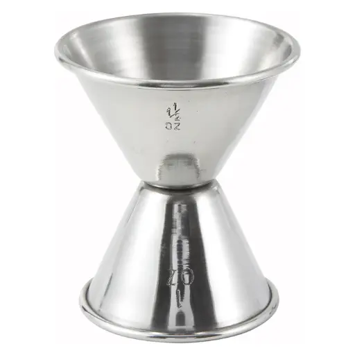 [J-4] Jigger, Stainless Steel - 1 x 1-1/2 oz