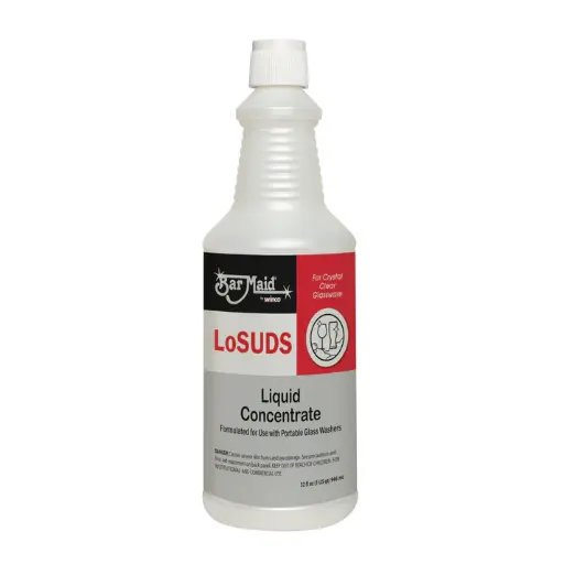 [DET-1200] Bar Maid LoSuds Liquid Concentrate - 1 Qt Bottle