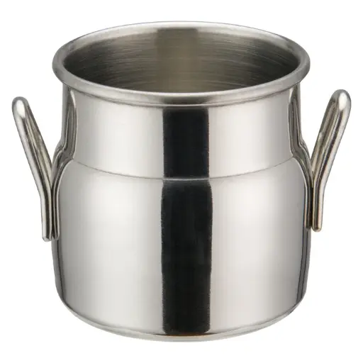 [DDSD-101S] Mini Milk Can, Stainless Steel - 2" x 2"