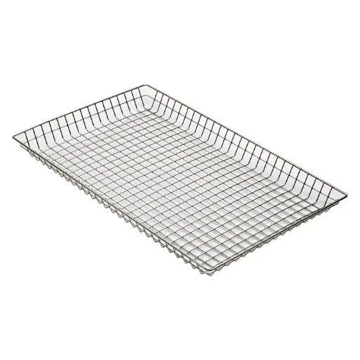 [DB-2616] Bagel / Pastry Basket, 26" x 16" x 2", Wire