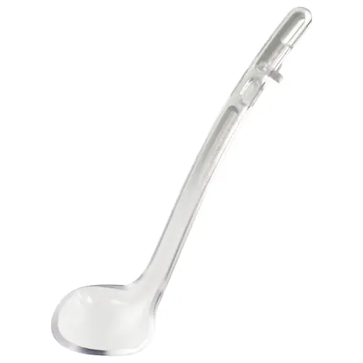 [CVLD-8C] CURV One-Piece Dual Spout Ladle - Clear, 8-1/2"
