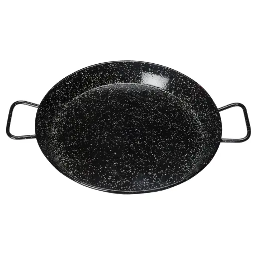 [CSPP-11E]  Paella Pan, Enameled Carbon Steel (Spain) - 11"