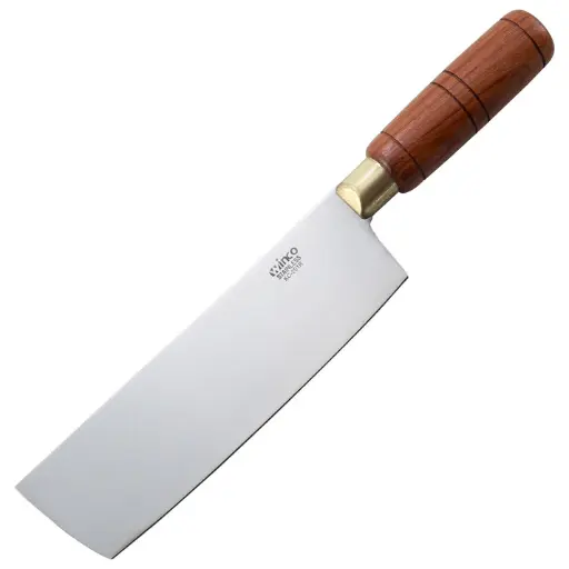 [KC-201R] Chinese Cleaver with Wooden Handle, 7" x 2" Blade