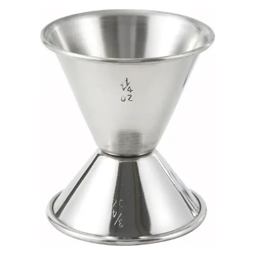 [J-2] Jigger, Stainless Steel - 3/4 x 1-1/4 oz